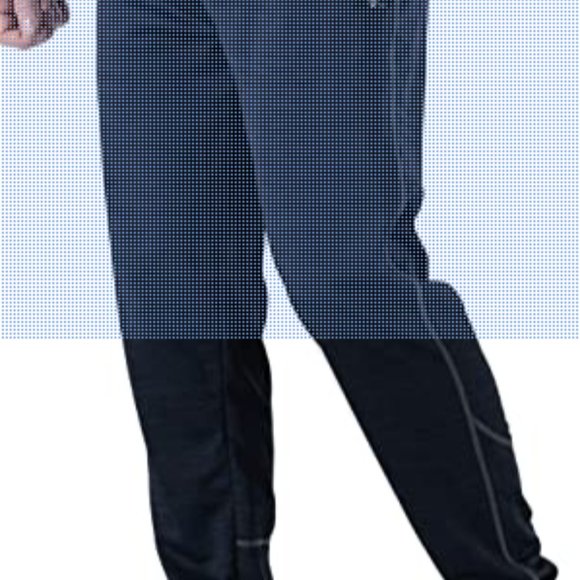 Men's Running Pants Athletic Sweatpants with Zippe - Picture 2 of 2